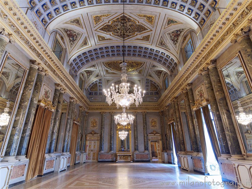 Milan (Italy) - Napoleonic Hall of Serbelloni Palace